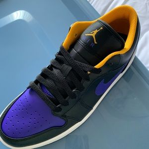 Air Jordan 1 Low’s Dark Concord Sneakers, Men’s Size 10